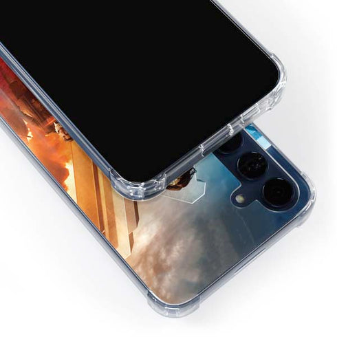 DC Comics Wonder Woman Main characters Poster Galaxy A35 5G Clear Case